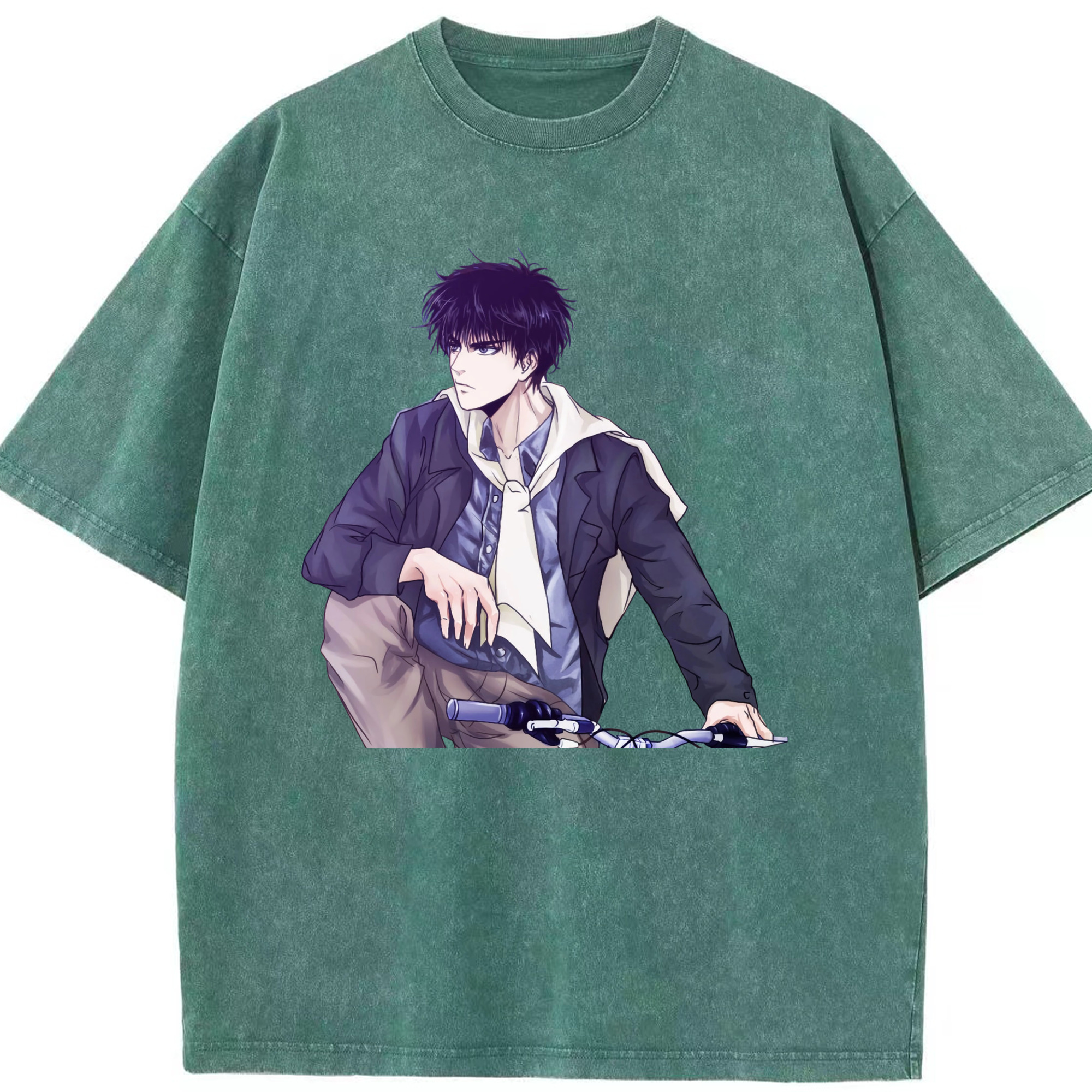 （画像用） SLAM DUNK／スラムダンク 綿100% ヴィンテージ風 半袖Tシャツ（フロントプリント）